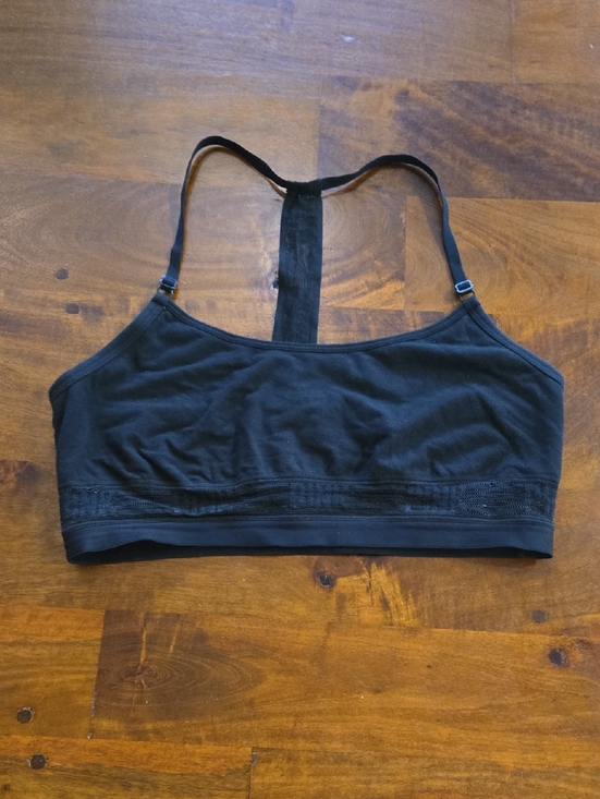 PINK Victoria's Secret Other - PINK Victoria's Secret Black Racerback Bralette Size Large